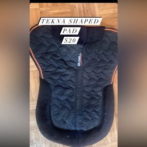 TEKNA shaped cotton and fleece half pad